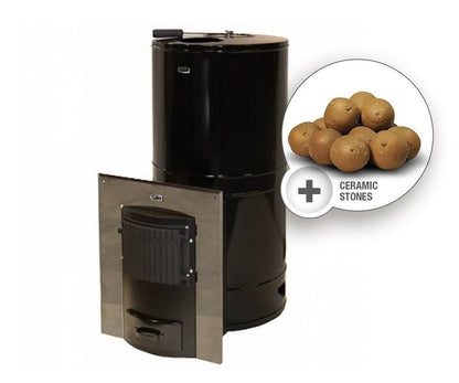 SAUNA WOODBURNING STOVE AITO AK-47, STONES INCLUDED KERKES