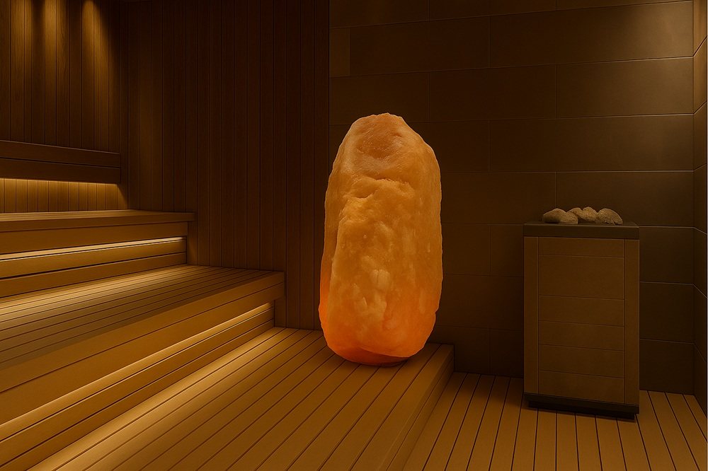 SAUFLEX HIMALAYA SALT LAMP NATURAL SHAPE 150-200 KG