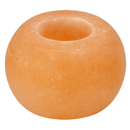SAUFLEX HIMALAYA SALT CANDLE HOLDER ROUND 1-1,5 KG
