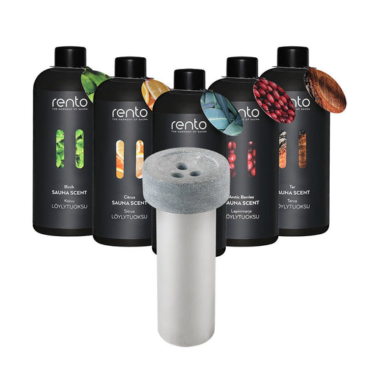 SAUNA SET «AROMATHERAPY» PREMIUM 2, RENTO by SAUNA - The Warm Living UK