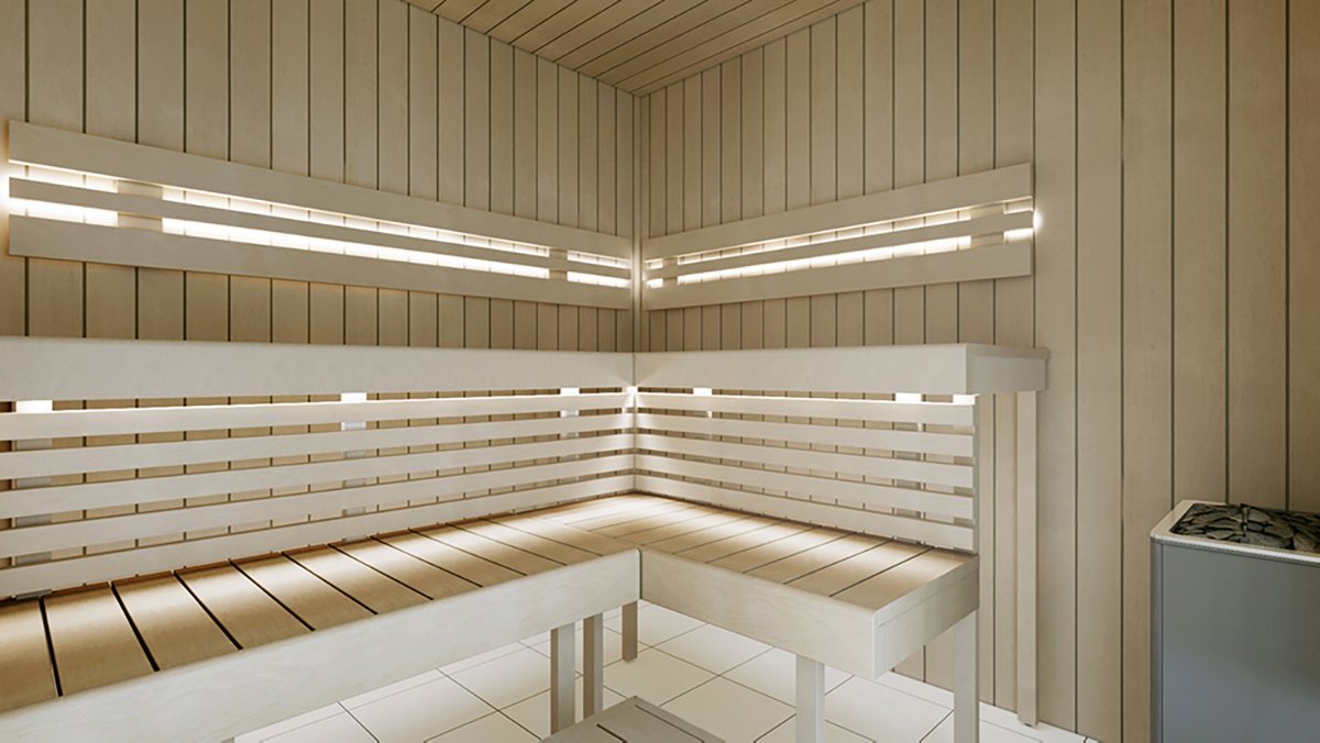 COMPLETE BUILDING KIT - SAUNA OPTIMAL, ASPEN