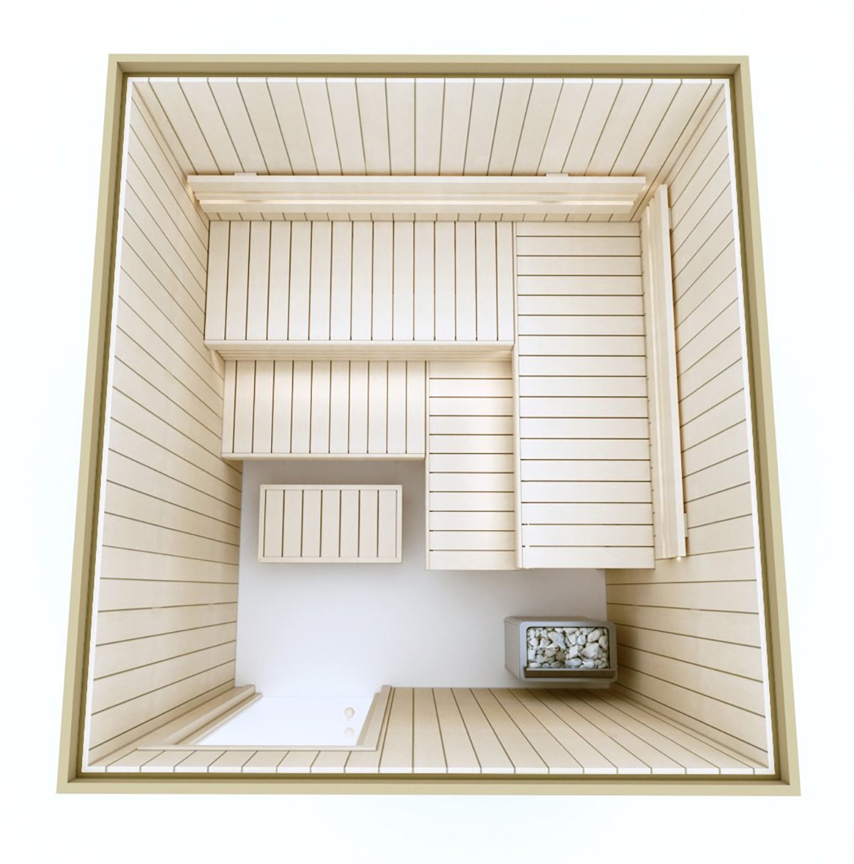 COMPLETE BUILDING KIT - SAUNA OPTIMAL, ASPEN