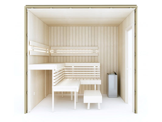 Complete Building Kit - Sauna Optimal, Aspen by Harvia - The Warm Living UK