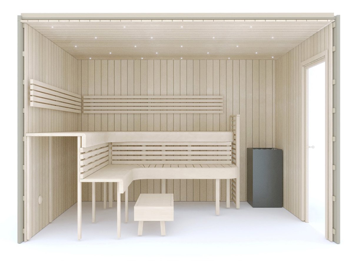 COMPLETE BUILDING KIT - SAUNA PREMIUM, ASPEN