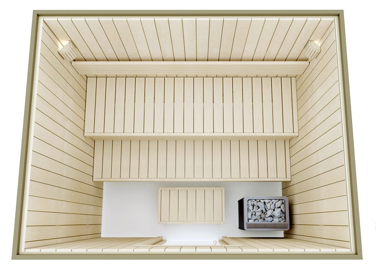 COMPLETE BUILDING KIT - SAUNA STANDARD, ASPEN