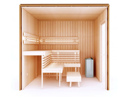 Complete Building Kit - Sauna Optimal, Alder