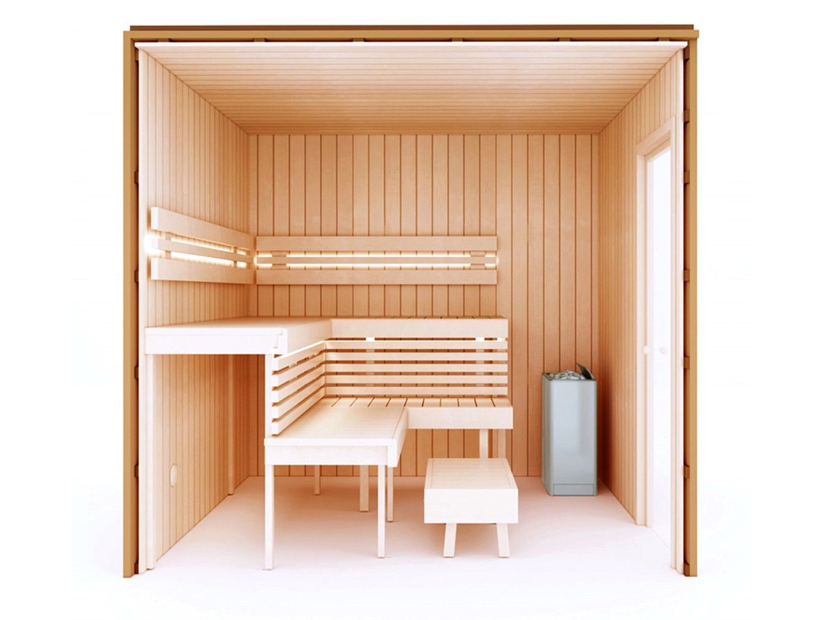 COMPLETE BUILDING KIT - SAUNA OPTIMAL, ALDER