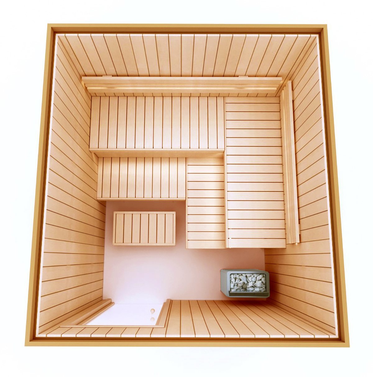 COMPLETE BUILDING KIT - SAUNA OPTIMAL, ALDER