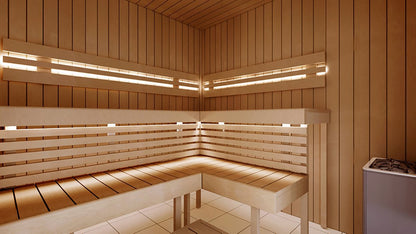 Complete Building Kit - Sauna Optimal, Thermo-Aspen