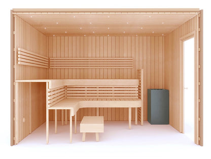 Complete Building Kit - Sauna Premium, Alder