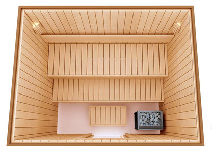 COMPLETE BUILDING KIT - SAUNA STANDARD, ALDER