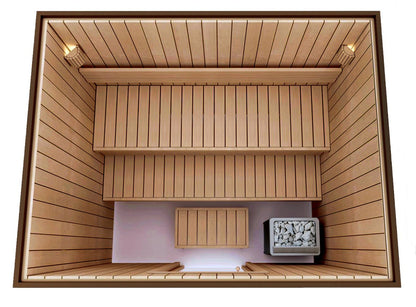 Complete Building Kit - Sauna Standard, Thermo-Aspen