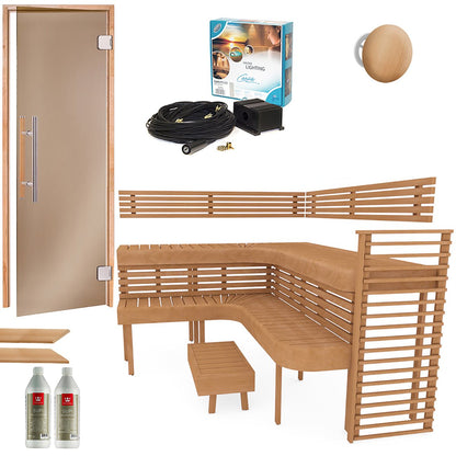 BUILDING KIT - SAUNA PREMIUM, ALDER