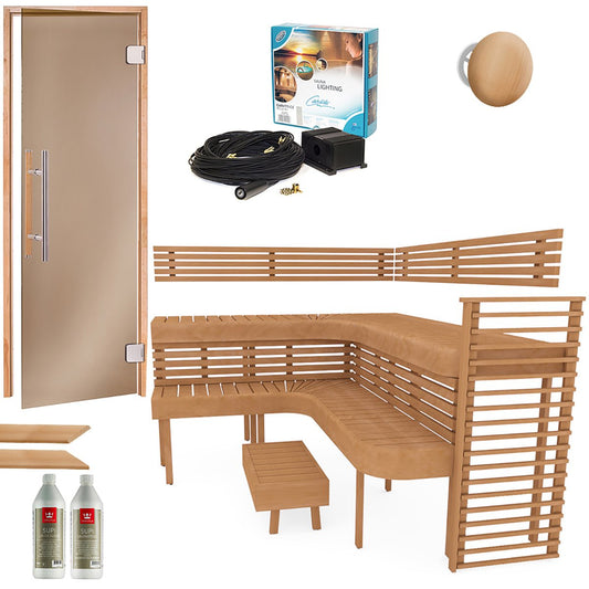 BUILDING KIT - SAUNA PREMIUM, ALDER