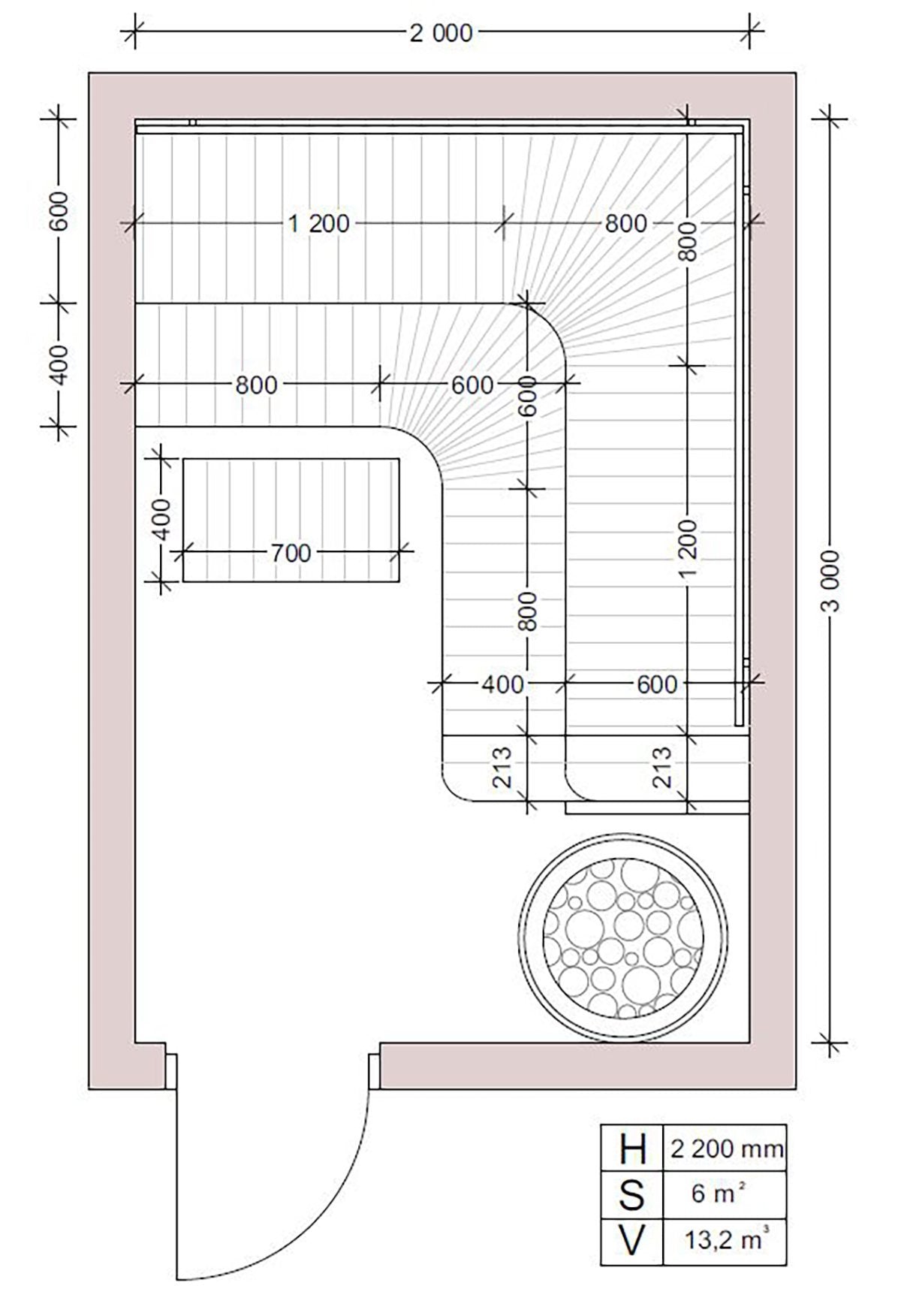 BUILDING KIT - SAUNA PREMIUM, ASPEN