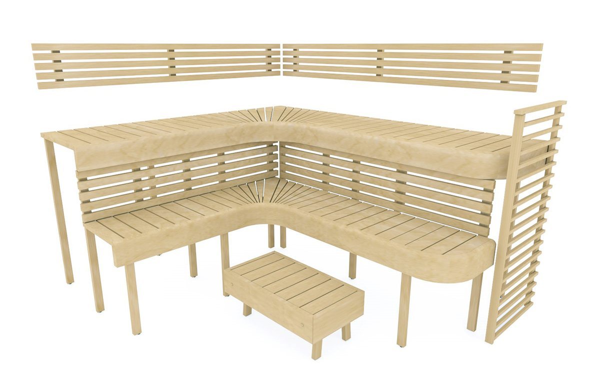 Building Kit - Sauna Premium, Aspen