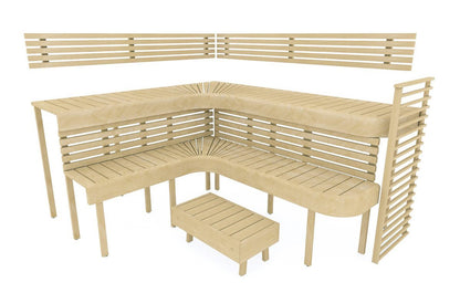 Building Kit - Sauna Premium, Aspen