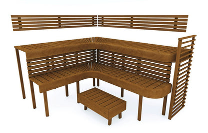 BUILDING KIT - SAUNA PREMIUM, THERMO-ASPEN