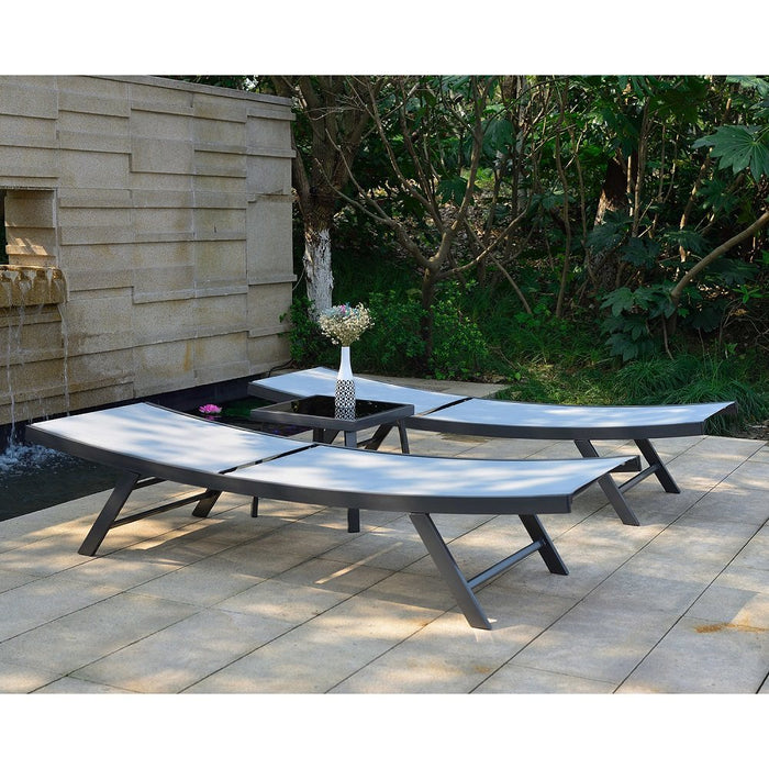Garden furniture set Ario chaise-longue