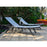 Garden furniture set Ario chaise-longue
