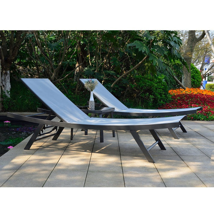 Garden furniture set Ario chaise-longue
