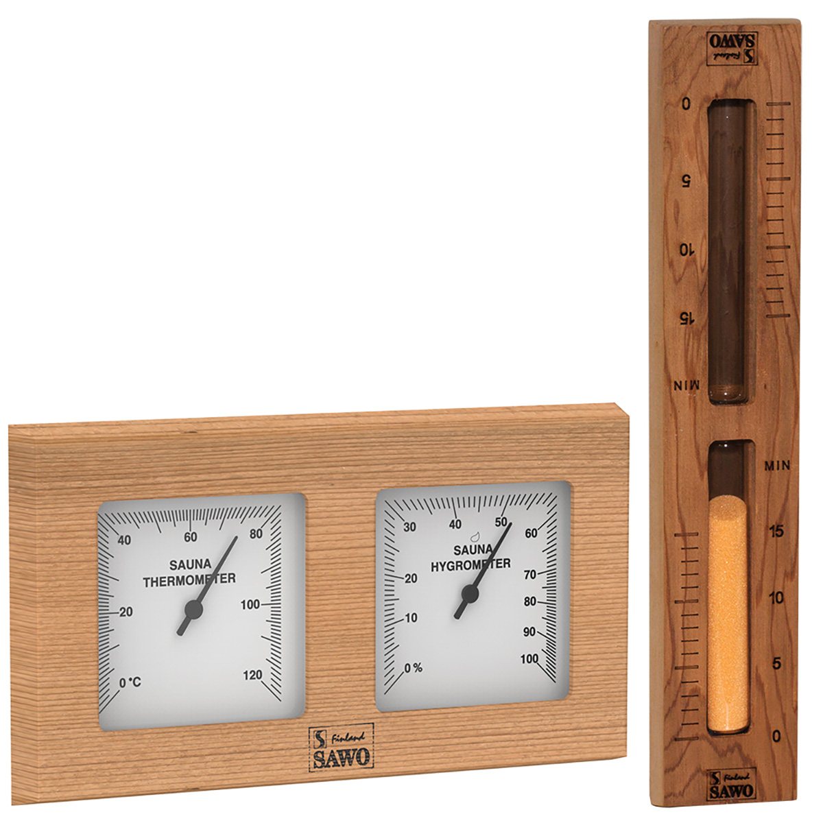 Sauna Set «Climate and Time» Optimal 2 by SAUFLEX - The Warm Living UK