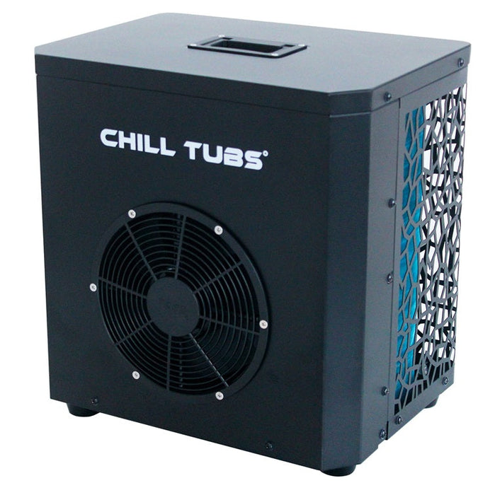 CHILL TUBS - Cold Plunge Bath Essential Pod 498L 1000x900x900mm, Chiller Set