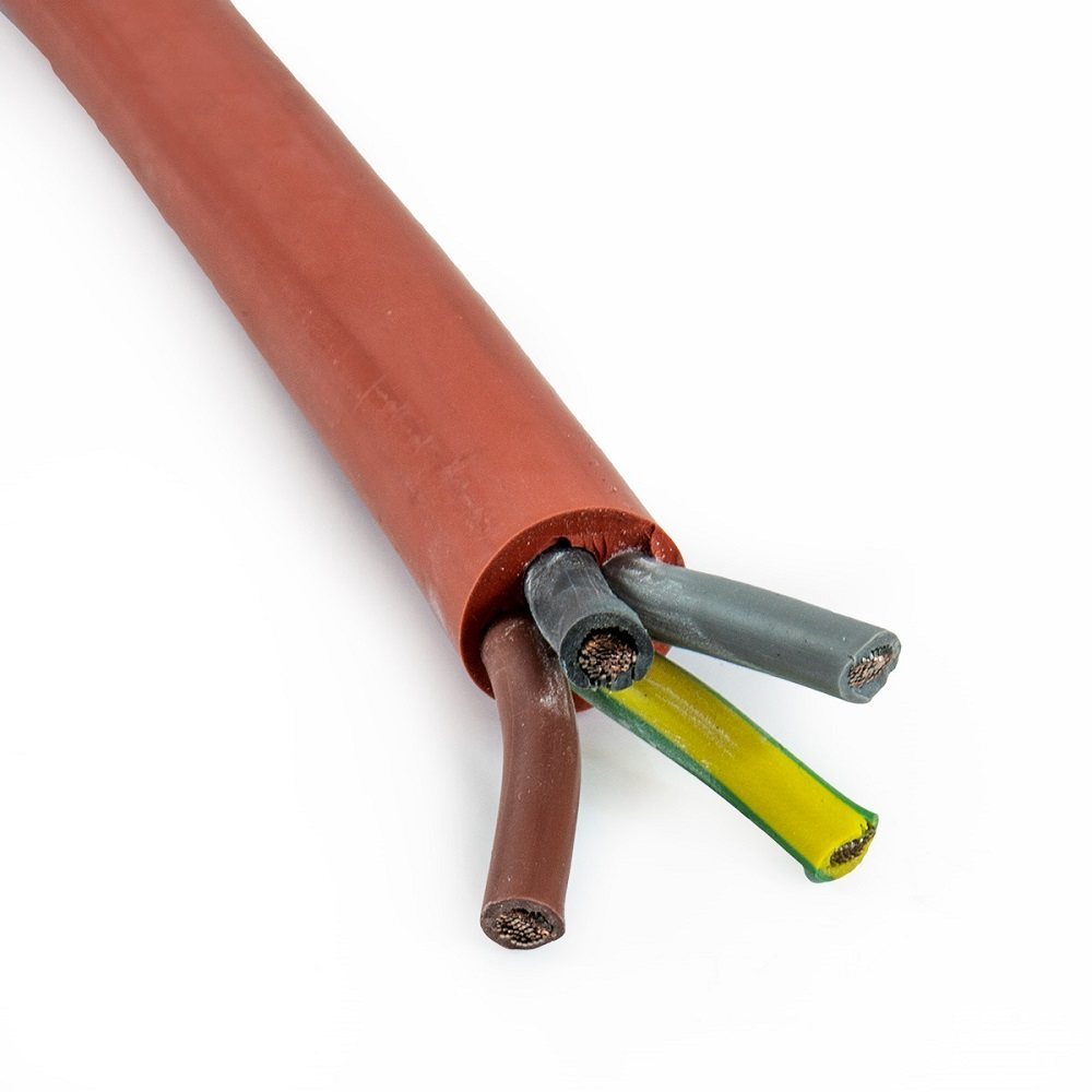 SILICONE SHEATHED CABLE SiHF-J 4x6mm²