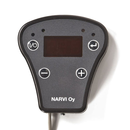 ELECTRIC SAUNA HEATER NARVI SMOOTH 6,8kW, WITH CONTROL UNIT, STAINLESS STEEL