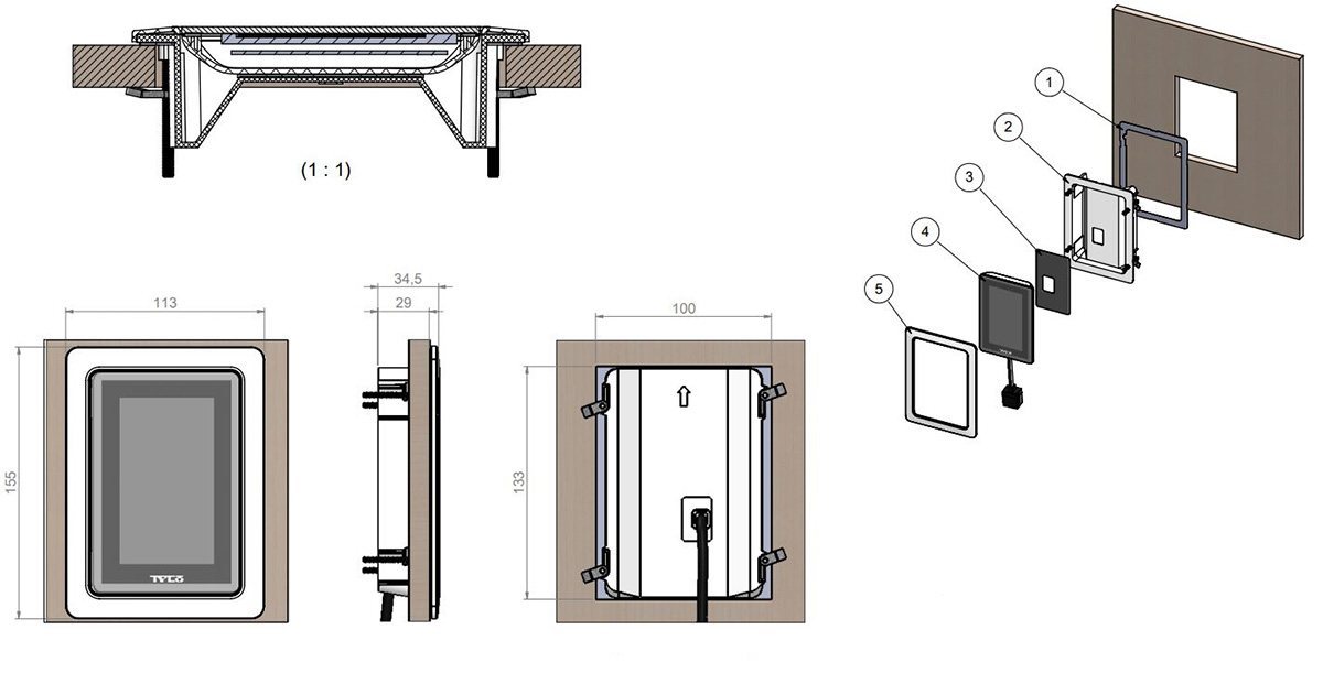 TYLÖ/HELO ELITE RECESSED FRAME