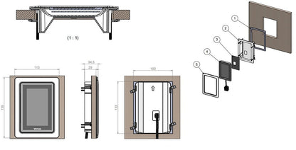 TYLÖ/HELO ELITE RECESSED FRAME
