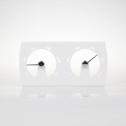 SAUFLEX PACIFIC TERMO HYGROMETER, WHITE