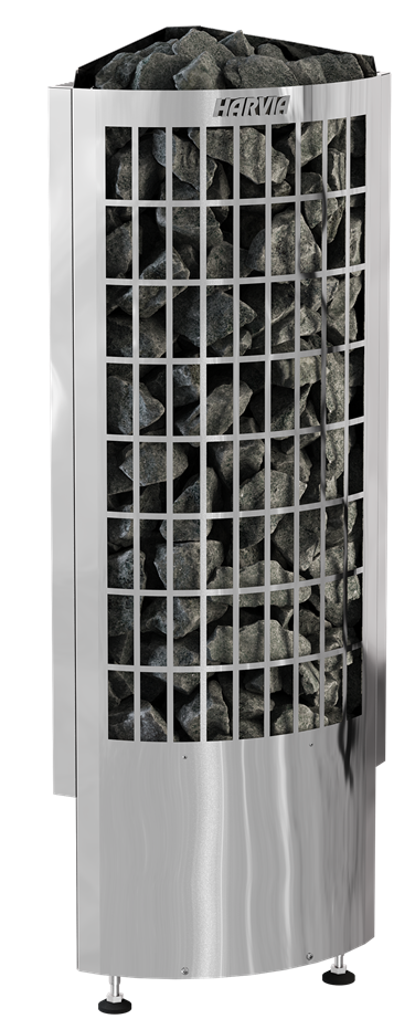 ELECTRIC SAUNA HEATER HARVIA CILINDRO CORNER XE PCC70XE, 6,8kW, WITH XENIO CONTROL UNIT