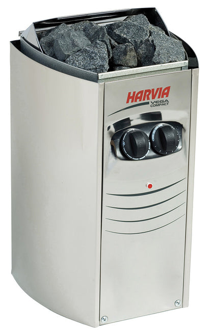 ELECTRIC SAUNA HEATER HARVIA VEGA COMPACT BC23, 2,3kW, WITH BUILT-IN CONTROL