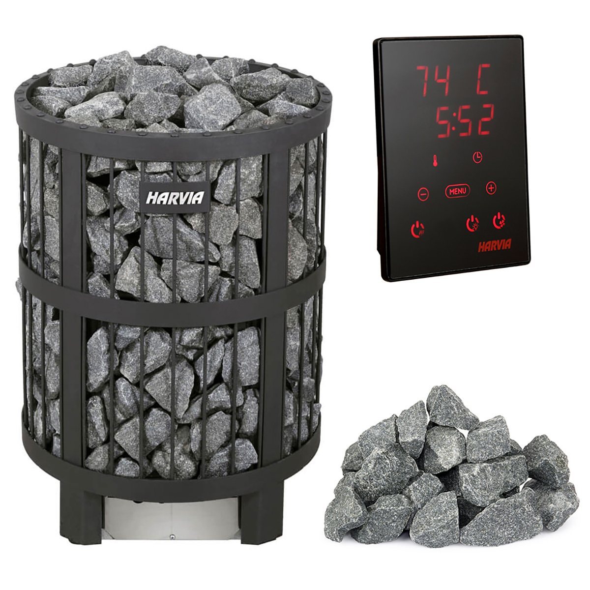 ELECTRIC SAUNA HEATER HARVIA LEGEND PO165, 16,5kW, SET