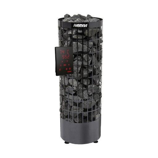 Electric sauna heater Harvia Cilindro PC70XE, 6.8kW, with Xenio control unit by Harvia - The Warm Living UK