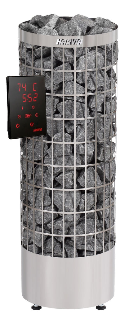 ELECTRIC SAUNA HEATER HARVIA CILINDRO PC70XE, 6,8kW, WITH XENIO CONTROL UNIT