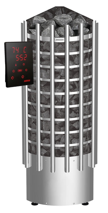 Electric Sauna Heater Harvia Glow Corner With Control Unit