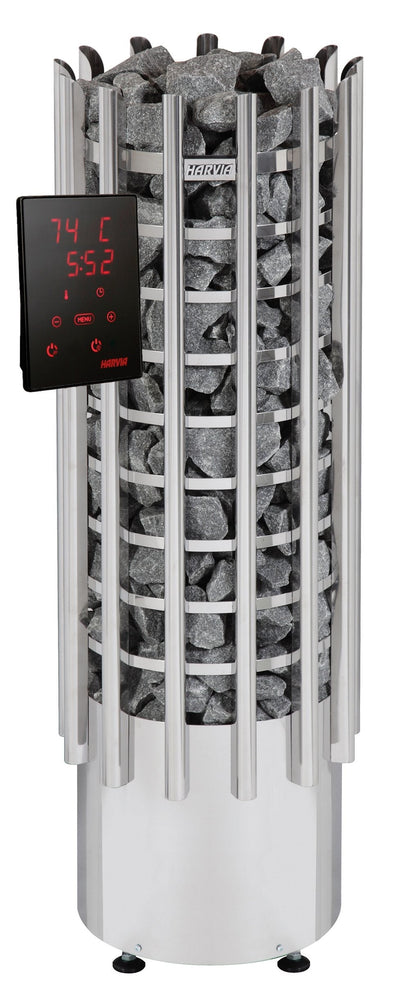 ELECTRIC sauna heater Harvia Glow TRT90XE, 9,0kW, with control unit