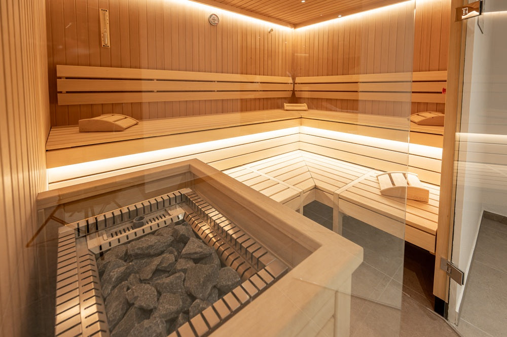 ELECTRIC SAUNA HEATER HARVIA QUBE COMBI QU100S 10,0kW, WITHOUT CONTROL UNIT