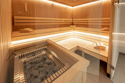 ELECTRIC SAUNA HEATER HARVIA QUBE COMBI QU100S 10,0kW, WITHOUT CONTROL UNIT