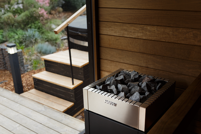 ELECTRIC SAUNA HEATER HARVIA QUBE QU90E 9,0kW, WITHOUT CONTROL UNIT