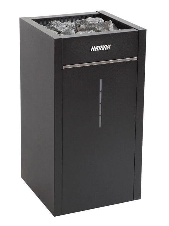 ELECTRIC SAUNA HEATER HARVIA VIRTA COMBI HL70S, 6,8kW, WITHOUT CONTROL UNIT, BLACK