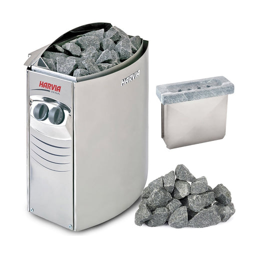 Electric sauna heater Harvia Vega with built-in control, kit standard by Harvia - The Warm Living UK
