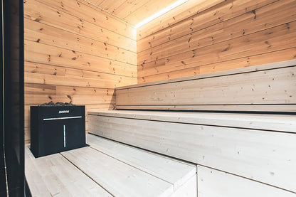 ELECTRIC SAUNA HEATER HARVIA VIRTA COMBI AUTOMATIC HL90SA, 9,0kW, WITHOUT CONTROL UNIT, BLACK