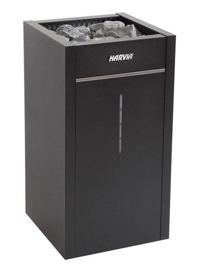 ELECTRIC SAUNA HEATER HARVIA VIRTA COMBI AUTOMATIC HL90SA, 9,0kW, WITHOUT CONTROL UNIT, BLACK