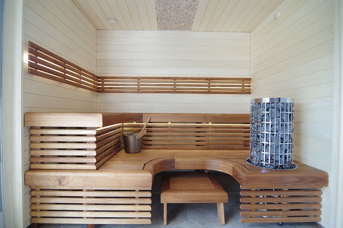 ELECTRIC SAUNA HEATER HARVIA CILINDRO PC70, 6,8kW, WITH BUILT-IN CONTROL, STEEL
