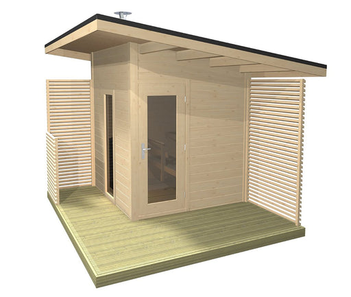 Harvia Solide Compact Outdoor Sauna | Sldc02ps