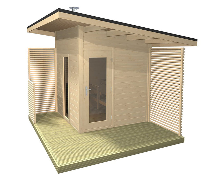 Harvia Solide Compact Outdoor Sauna | Sldc02ps