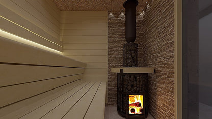 SAUNA WOODBURNING STOVE HARVIA LEGEND 240 «GREENFLAME», WKLE20GM